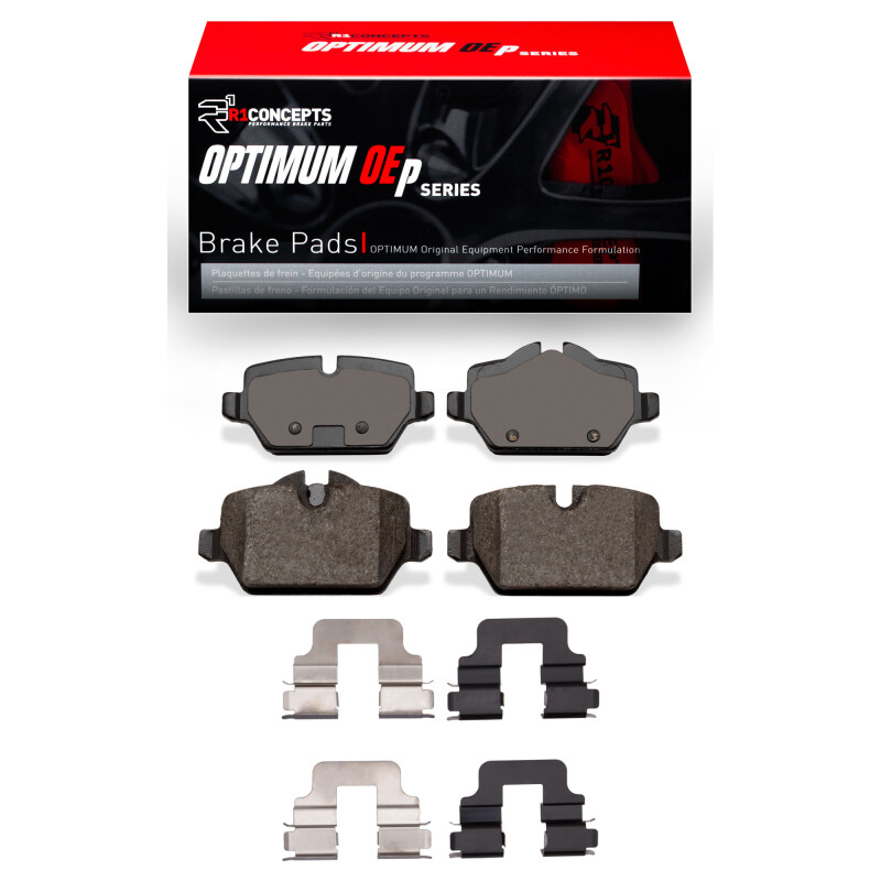 BMW 120i Brake Pads - Rear - R1 Concepts - Optimum OE - `05-`16